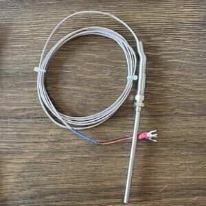 T-Pro K-Type Thermocouple Temperature Sensor 100mm Stainless Steel Probe {{L}